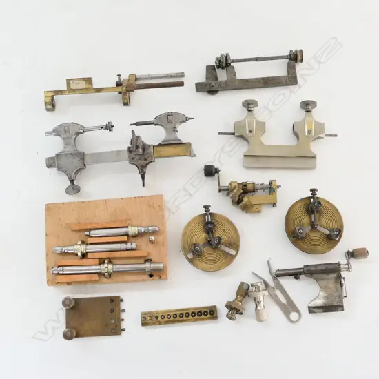 SELECTION OF WATCHMAKER'S LATHES/JACOT TOOLS